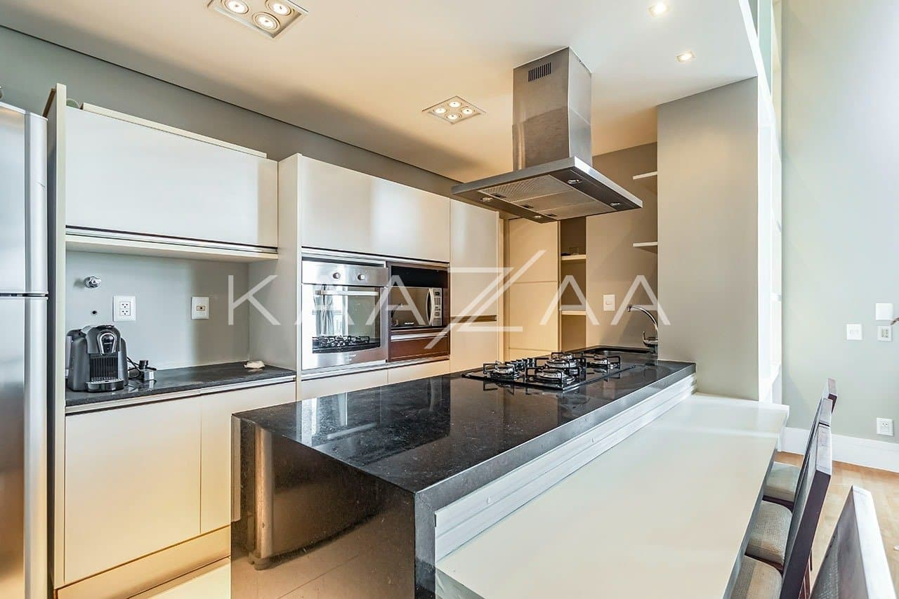 Todo mobiliado, um espetáculo em elegância. Apartamento em prédio com lazer completo na Vila Nova Conceição. - Foto 10