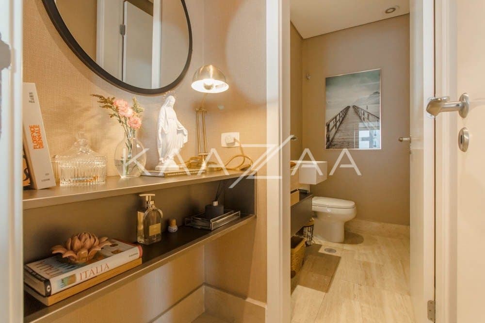 Vista infinita e clima descolado, neste apartamento super amplo em um condomínio com lazer em Moema. - Foto 10